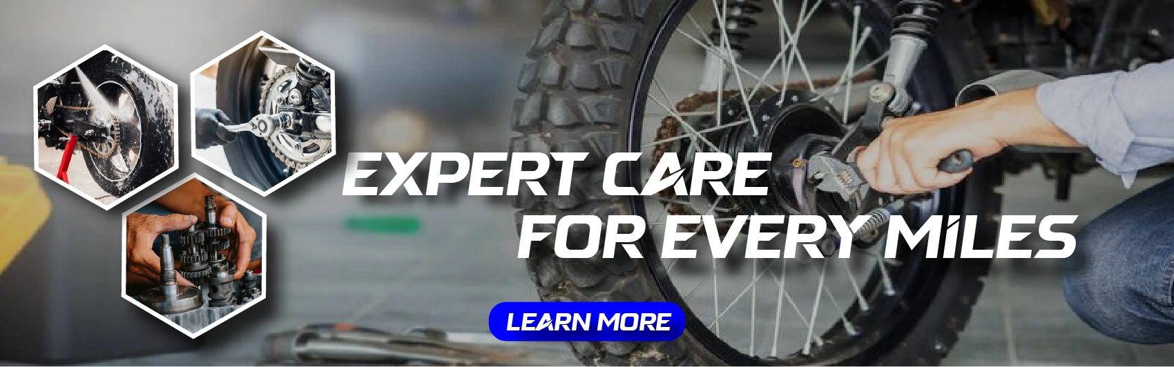 Motorcycle Service Banner