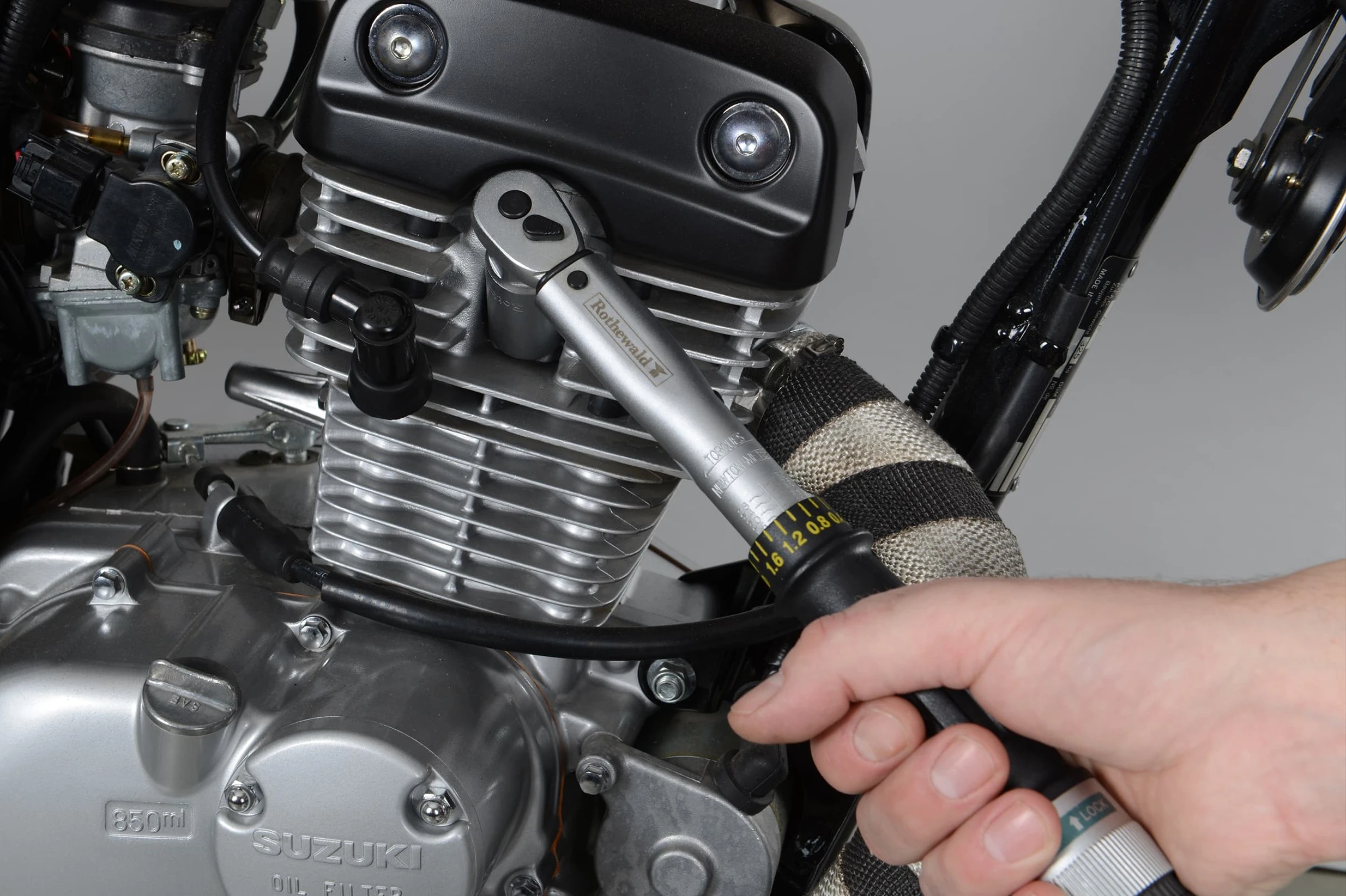 motorcycle engine checking